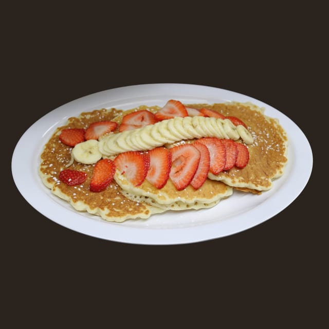Strawberry Banana Pancakes.