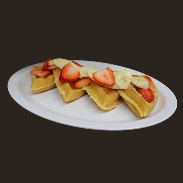 Strawberry Banana Waffle.