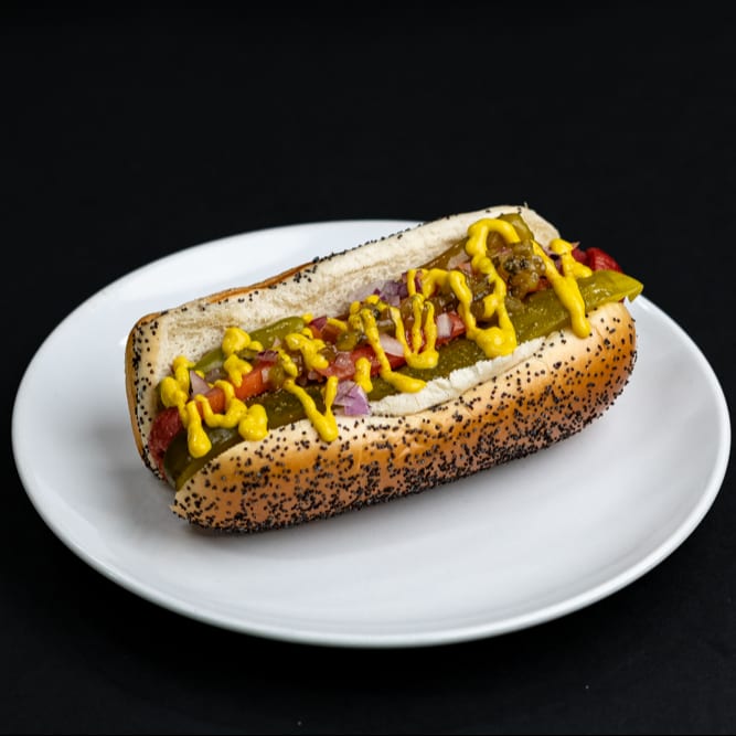 Chicago Style Hot Dog.